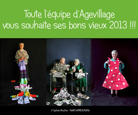 Agevillage vous présente ses meilleurs voeux pour 2013